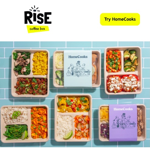 RISE Coffee Box x HomeCooks